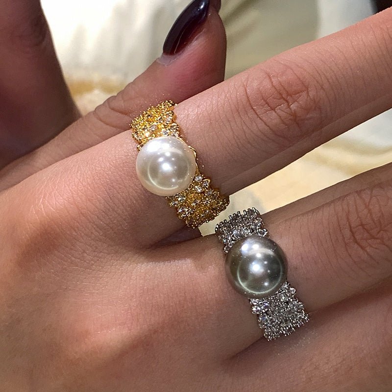 Pearl Luxe Open Ring