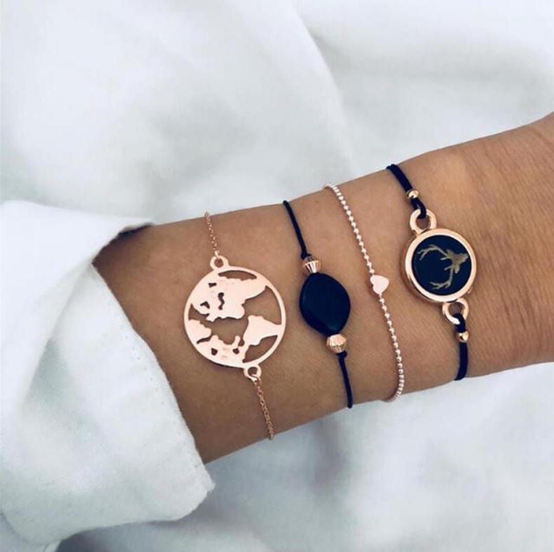 Set of 5 Premium Unique Bracelets