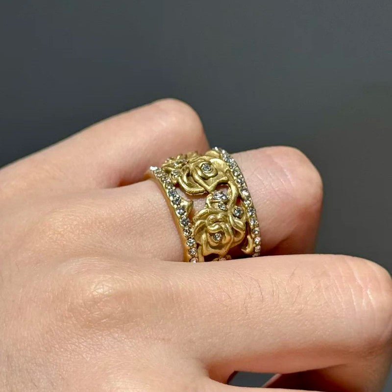 Rose Relic Cuff Ring