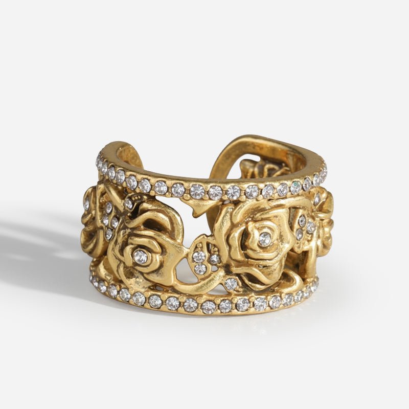 Rose Relic Cuff Ring