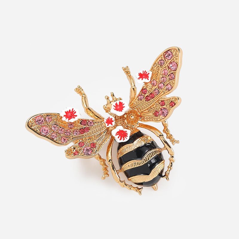 Rosegarden Bee Brooch