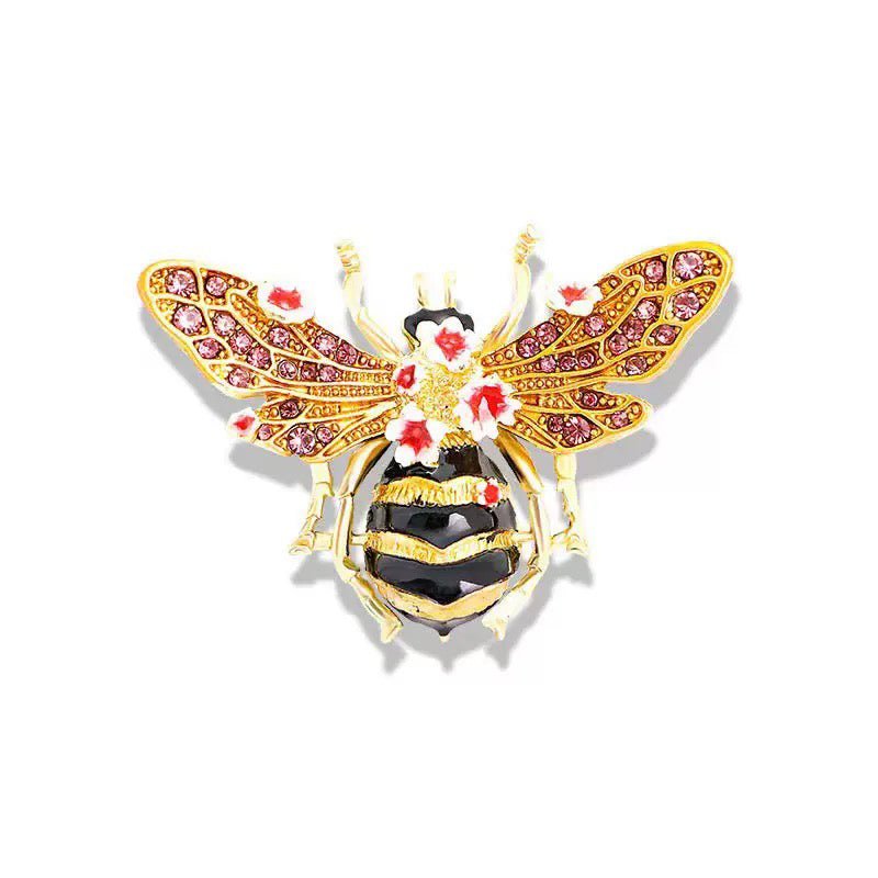 Rosegarden Bee Brooch