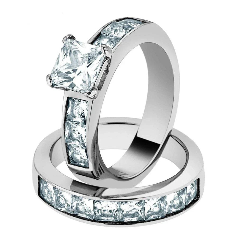 Vintage Silver Crystal Ring