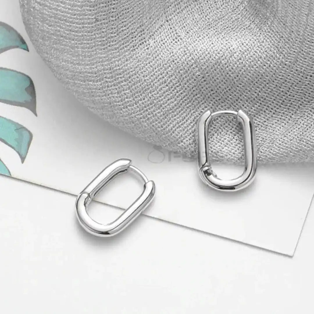 Elegant Geometric Hoop Earrings