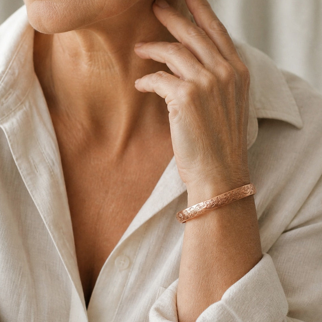 Bloom Heritage Copper Bracelet