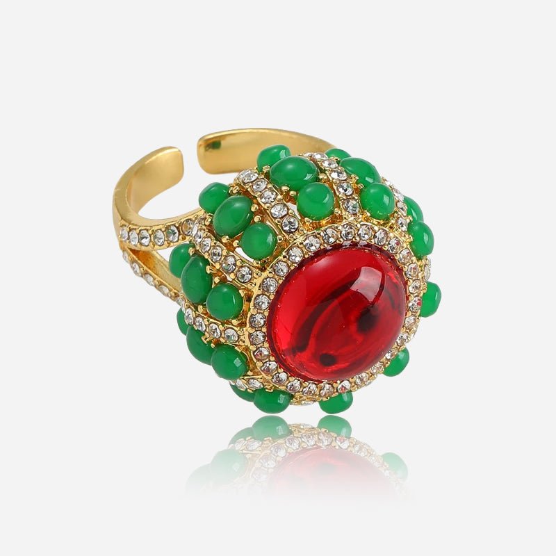 Vintage Court Jewel Ring
