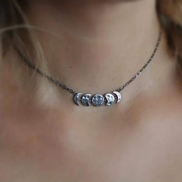 Heirloom Moon Pendant Necklace